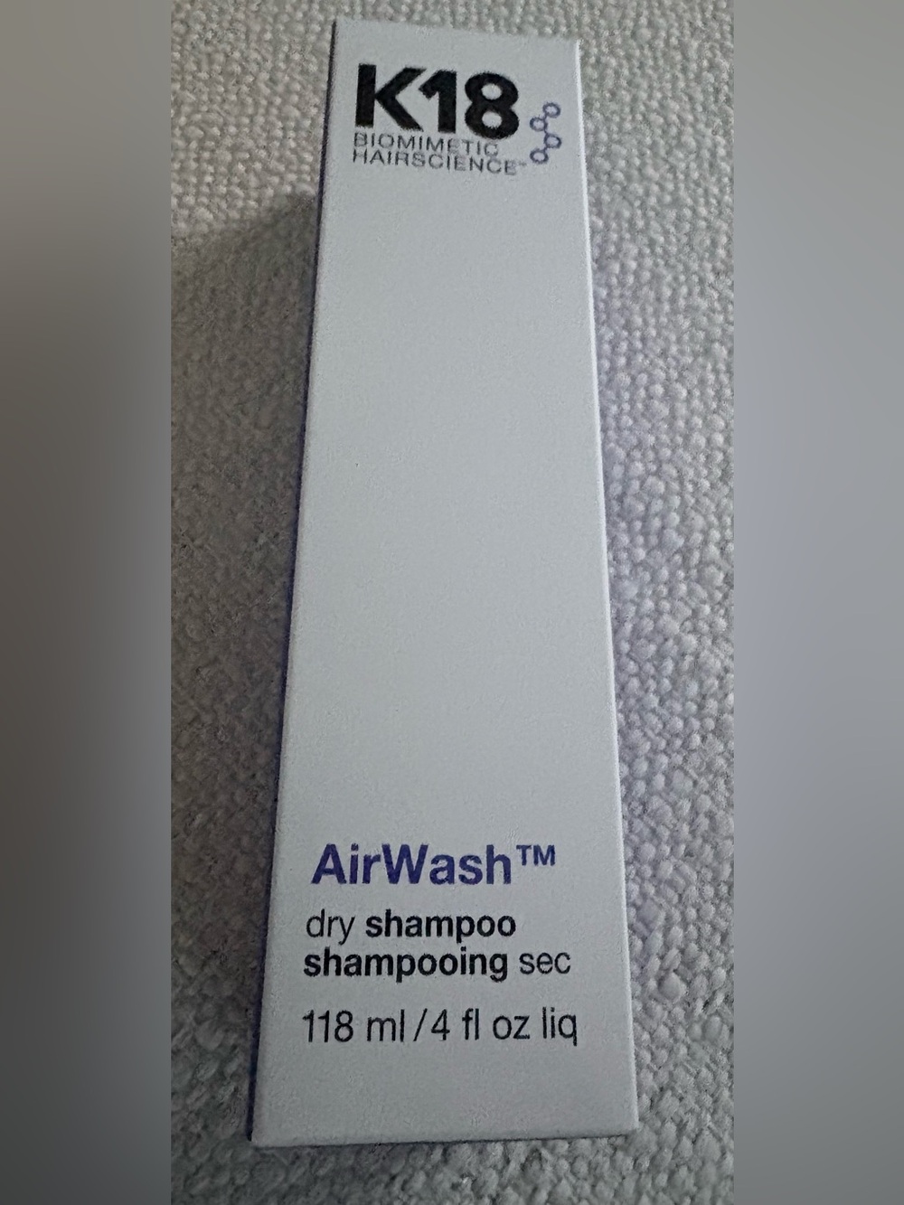 New In Box K18 Airwash Dry Shampoo Large $48
